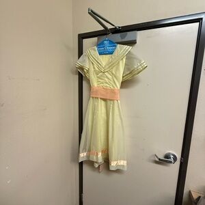 Lemon orange vintage dress